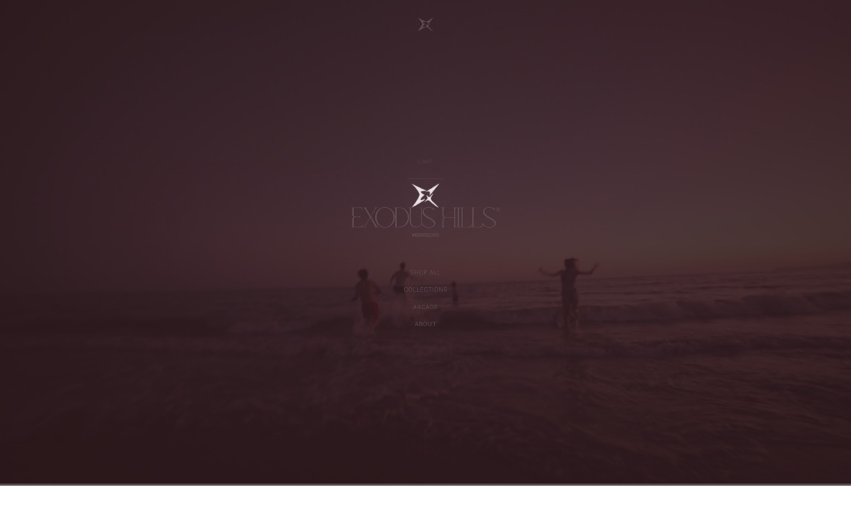 Exodus Hills — website preview